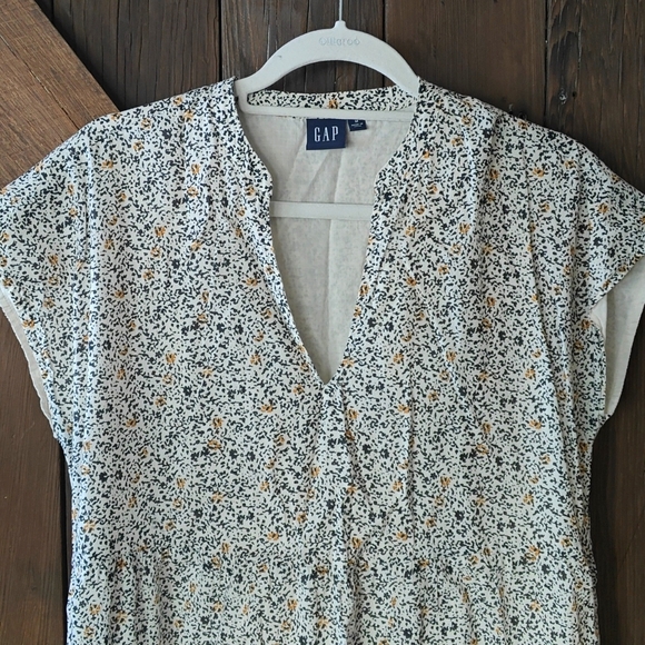 Gap Cotton tiered Floral dress  M - Picture 2 of 7